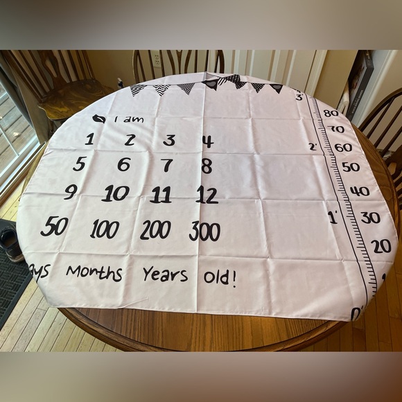 Baby’s Milestone Blanket New - Picture 4 of 6